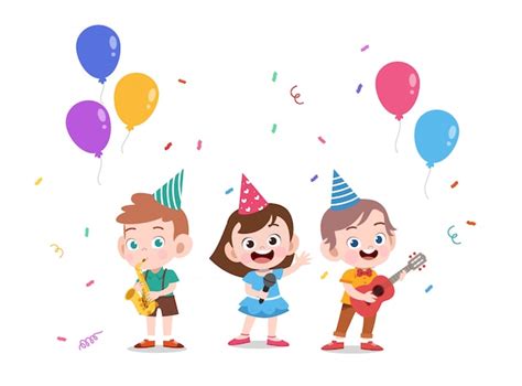 Premium Vector Kids Birthday