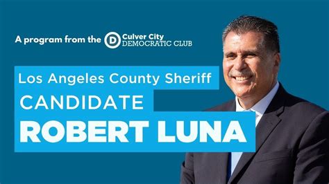 Los Angeles County Sheriff Candidate Robert Luna Youtube