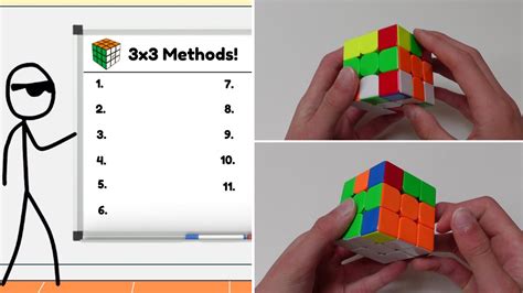 Every Rubiks Cube Method Explained In 7 Minutes Youtube