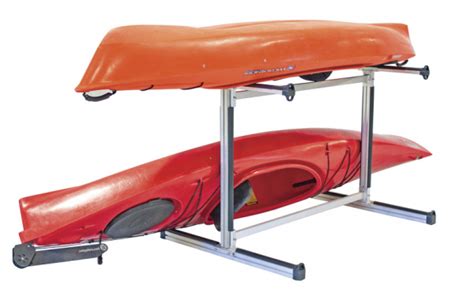 3 Craft Aluminum Storage Rack For Kayaks Canoes Paddleboards — The