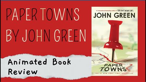 📚animated Book Review Paper Towns By John Green Nehas Notebook