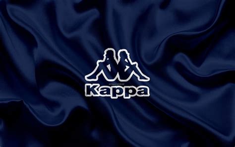 Download Wallpapers Kappa Logo Emblem 4k Brands Blue Silk Texture
