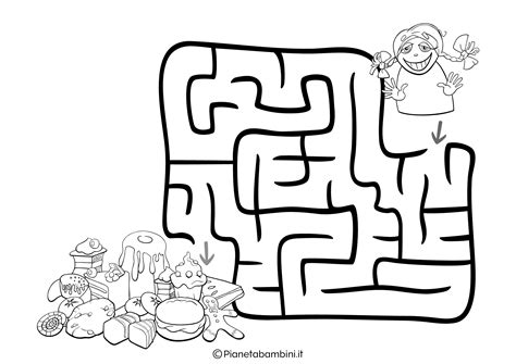 42 Labirinti Facili Per Bambini Da Stampare Pianetabambiniit