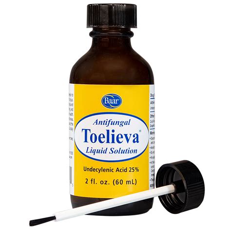 Baar Products Toelieva Antifungal Liquid Solution 25 Undecylenic
