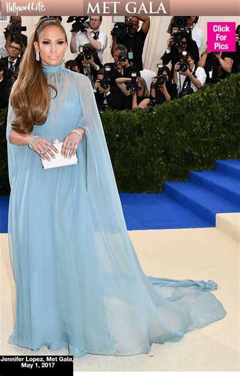 Jennifer Lopezs Dress At Met Gala Stuns In Sky Blue Sheath Gown