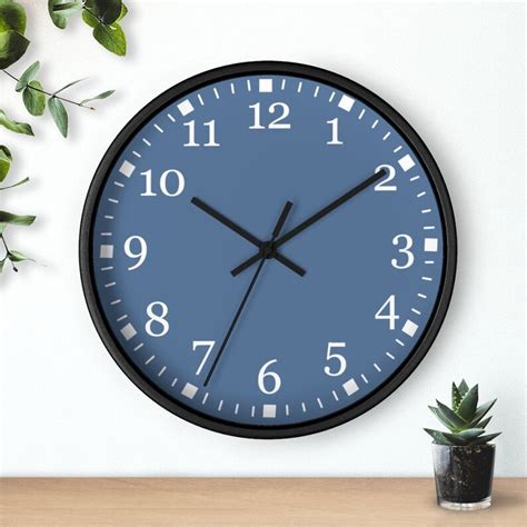 10 Inch Round Clock Small Wall Clock Silent Wall Clock Etsy