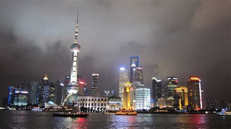 2560x1440 Resolution China Shanghai Night 1440p Resolution Wallpaper