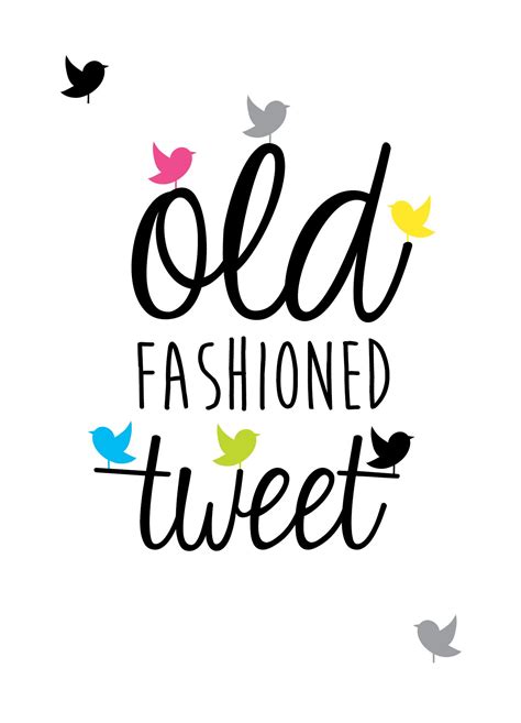 The most common old fashioned chairs material is polyester. "Old fashioned tweet" #postcard #typography #design | Cool ...