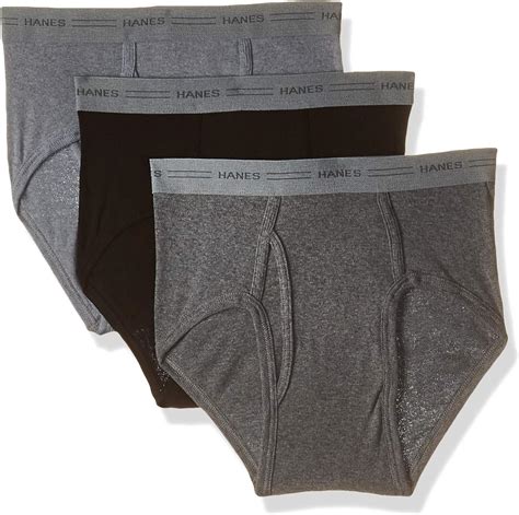hanes men s 3 pack mid rise exposed waistband briefs at amazon men s clothing store