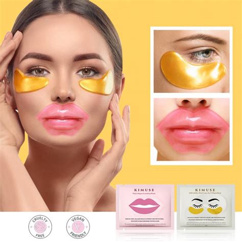 Plumper Crystal Collagen Lip Mask Pads Moisturizing Hydrating Patches Epair Lines Lip Plumper