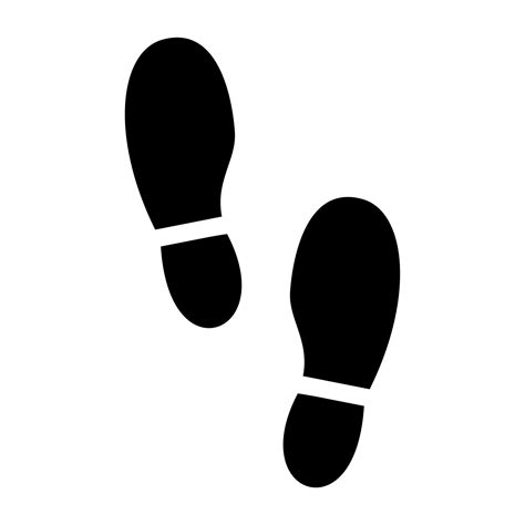 Shoes Print Icon Vector Art At Vecteezy