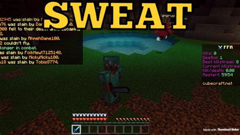 Sweating In Minecraft Youtube