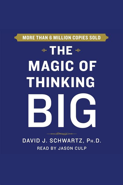We deliver all best books for free in the pdf format. Listen to The Magic of Thinking Big Audiobook by David ...