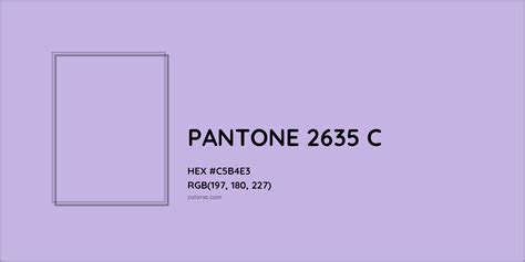 About Pantone 2635 C Color Color Codes Similar Colors And Paints