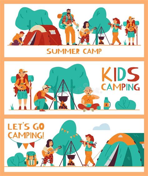 Kids Summer Camps Stock Illustrations 29 Kids Summer Camps Stock