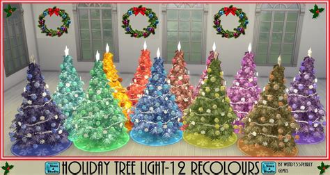 Christmas Trees Holiday Tree Sims 4 Sims