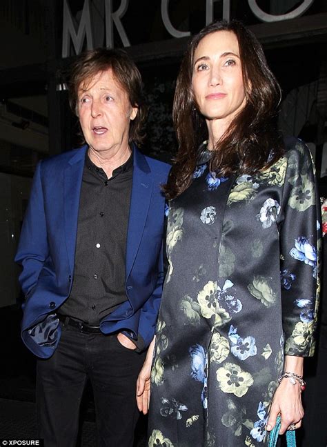 Paul On The Run Date Night Paul Mccartney And Wife Nancy Shevell In Los Angeles