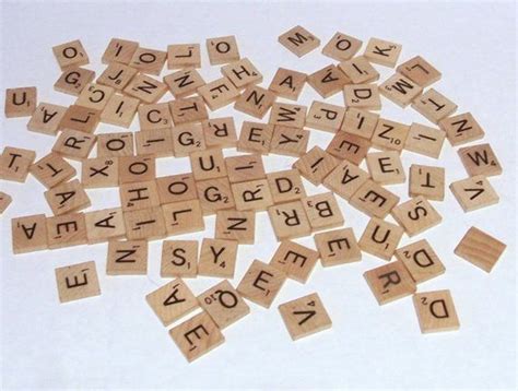 Individual Scrabble Letter Tiles Authentic Scrabble Tiles Scrabble