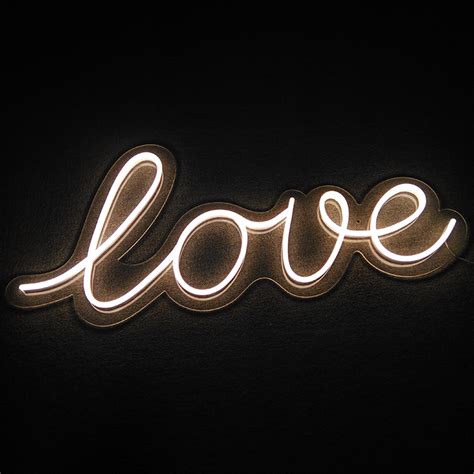 Love Led Neon Sign Love Neon Sign Neon Signs Neon Aesthetic