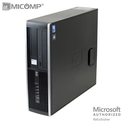 Micomp Hp Elite 8200 Windows 10 Pc With 2 Lcd Monitors Quad Core I5