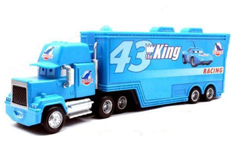 Disney Pixar Cars 43 Hauler Dinoco Mack Super Liner Truck King Diecast