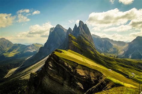 Stunning Dolomites Mountains Italy Photo One Big Photo