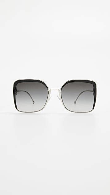 Fendi Square Oversized Sunglasses Shopbop