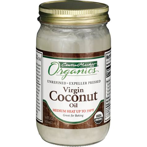 Central Market Organics Unrefined Virgin Coconut Oil Shop Oils At H E B