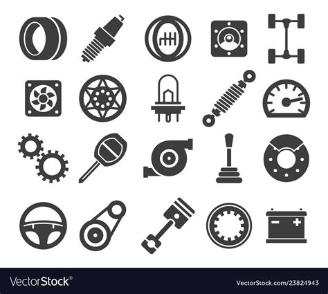 Vehicle Spare Parts Icon | Reviewmotors.co
