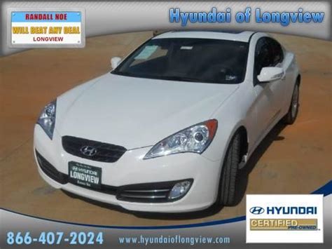 2012 Hyundai Genesis Coupe Coupe 2dr V6 38l Auto Grand Touring For