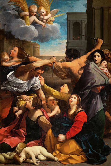 The Massacre Of The Innocents Painting By Guido Reni