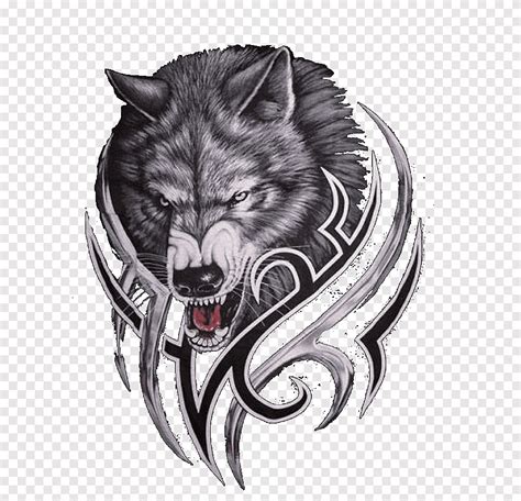 logo hewan serigala