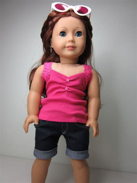American Girl Doll Clothes Denim Shorts With By Jazzydollduds 1700