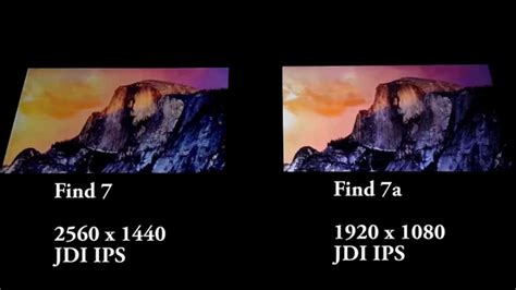 Comparison Oppo Find 7 Vs Find 7a Display Comparison 1440p Vs 1080p
