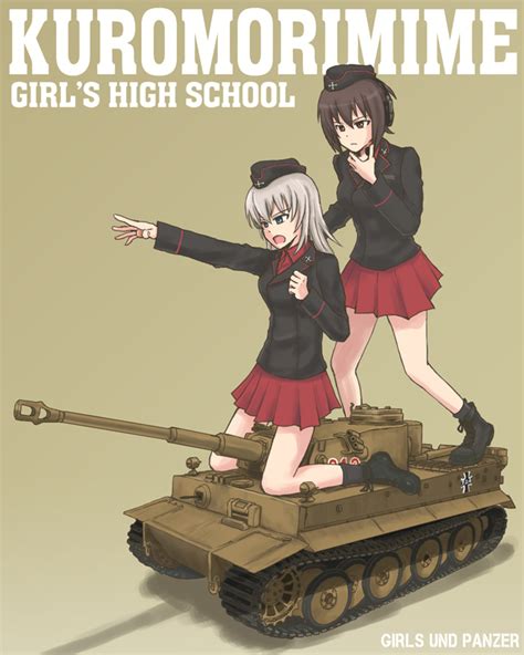 Nishizumi Maho And Itsumi Erika Girls Und Panzer Drawn By Mutsu