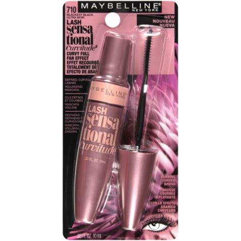 Maybelline Lash Sensational Curvitude 710 Blackest Black Mascara 1