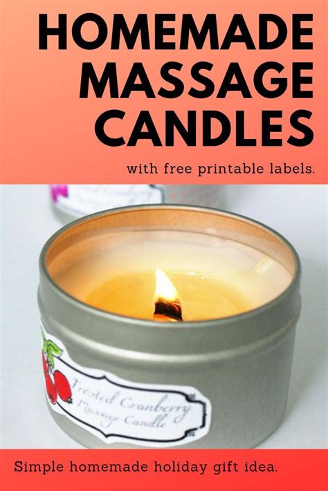 How To Make Homemade Massage Candles For Seasonal DIY Holiday Gifts
