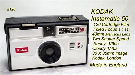 Kodak Instamatic 50 1963 Youtube
