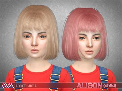 Alison Hair 18 Child The Sims 4 Catalog