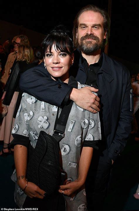 Lily Allen Cosies Up To Stranger Things Star Boyfriend David Harbour