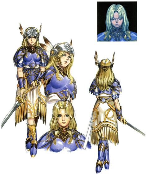 Silmeria Characters And Art Valkyrie Profile Character Art