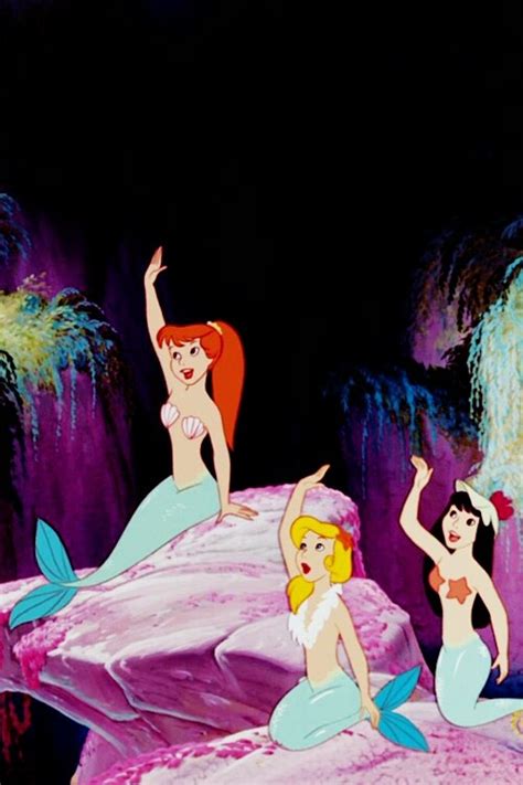 Peter Pan 1953 Mermaids Disney Peter Pan Mermaids Disney Art