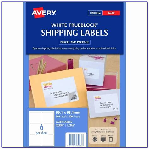 Avery Label 5162 Template