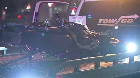 Motorcyclist Slams Into Innocent Driver While Leading Police On Chase Abc13 Houston