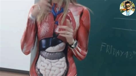 School Teacher Wears Anatomy Bodysuit To Make Learning More Fun