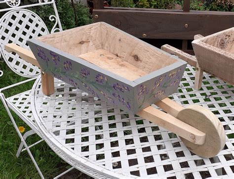 Hand Made Wheelbarrow Planters Jayne Leigh Creations