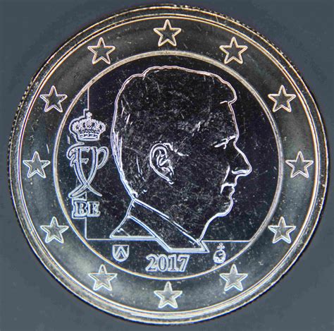 Belgium 1 Euro Coin 2017 Euro Coinstv The Online Eurocoins Catalogue