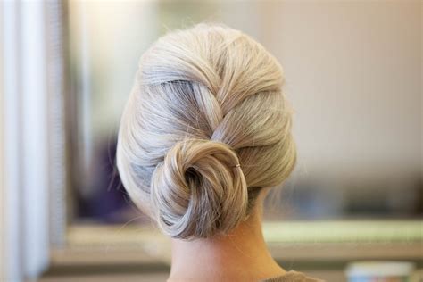 Watch Our Step By Step Tutorial To Create The Perfect Braid Bun For Long Grey Hair Hair Styles