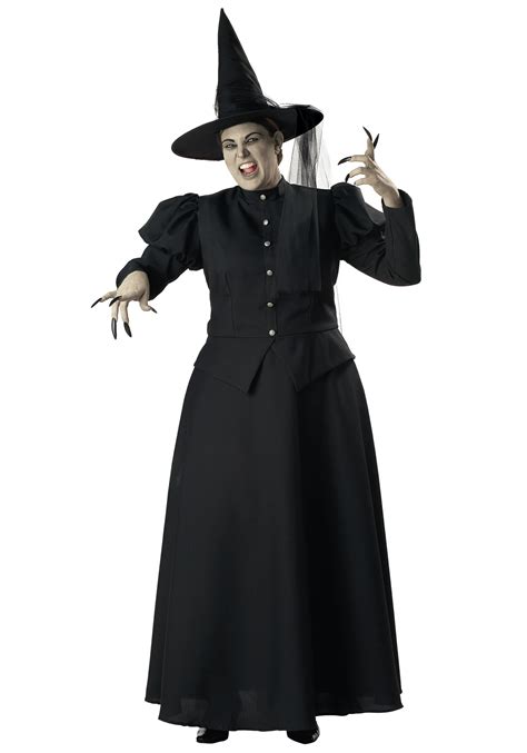 women s plus size black witch costume
