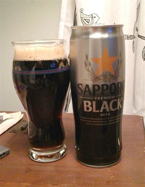 Beer Preview: Sapporo Premium Black Beer | Black beer, Beer, Beer photos